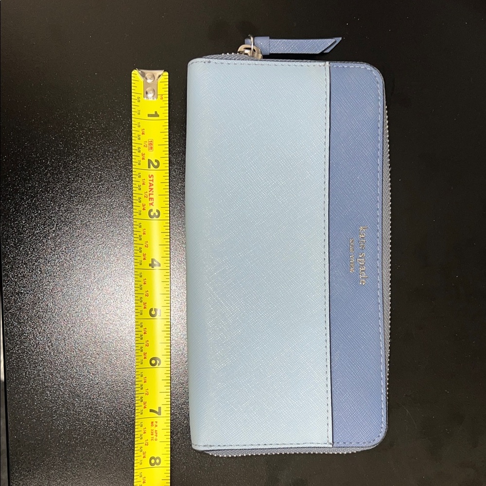 Kate Spade Light Blue and Blue Wallet